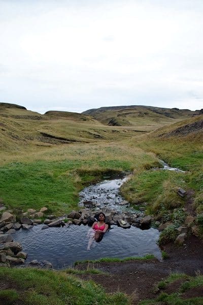 Bathing in hot springs is a must do in Iceland