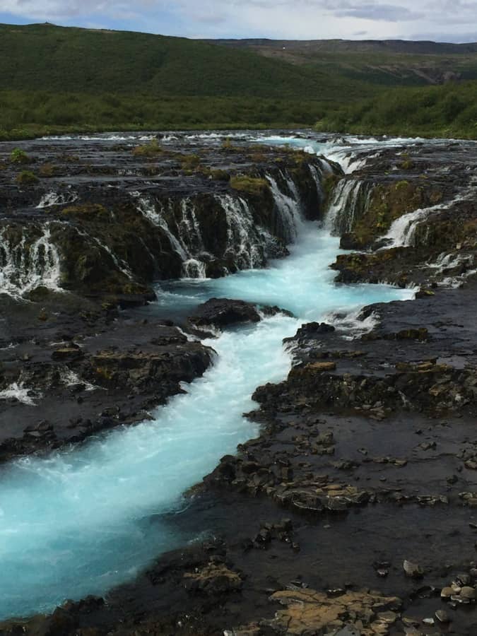 Brúarfoss waterfall