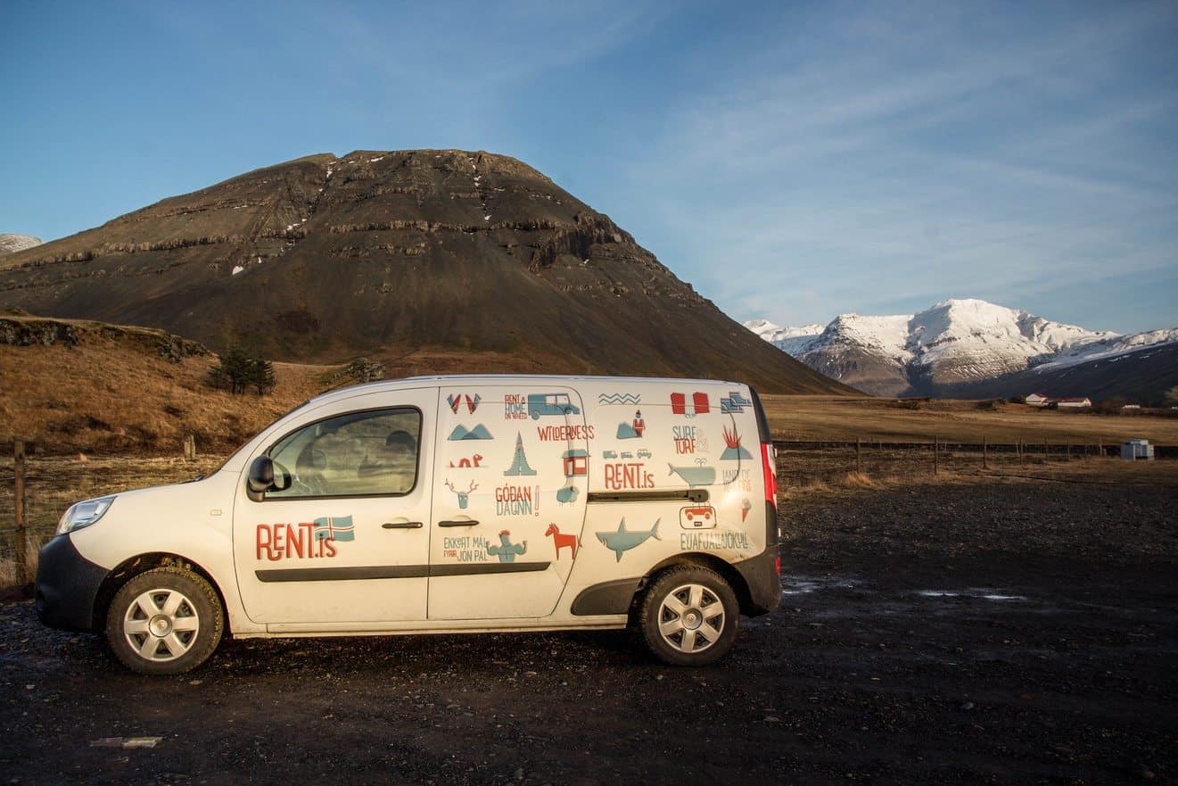 Camper van rental Iceland