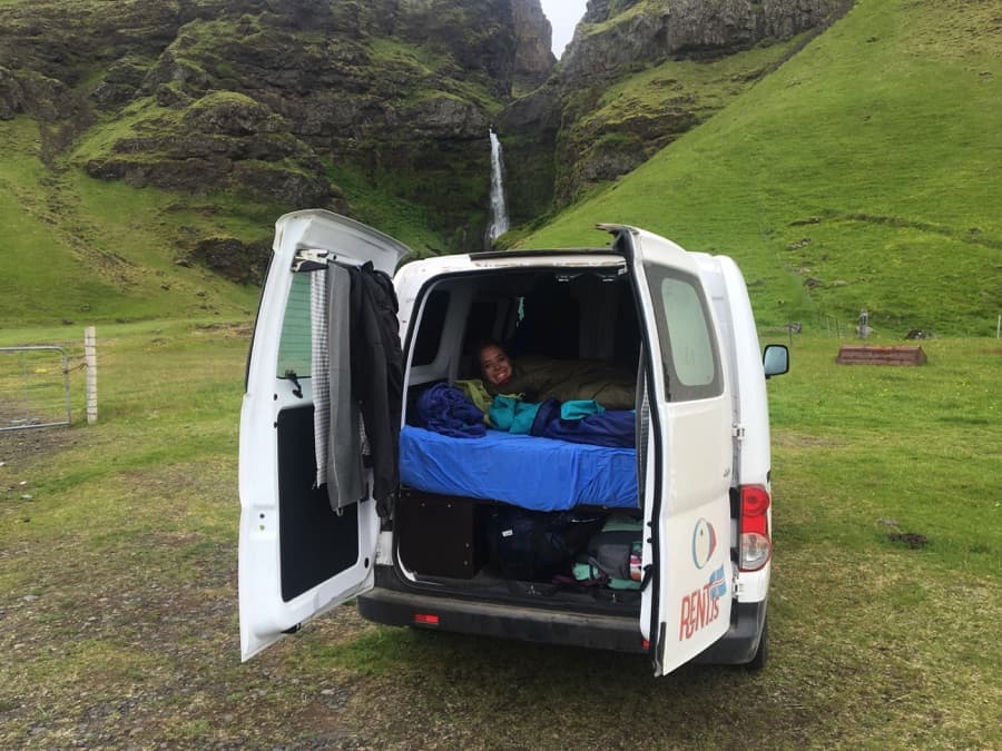 Renting a camper van in Iceland