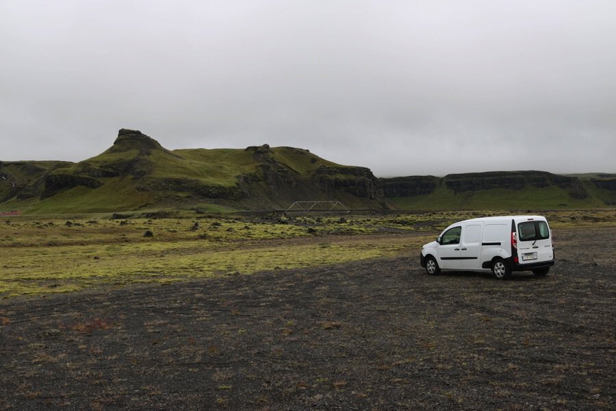 Camper van adventures in Iceland