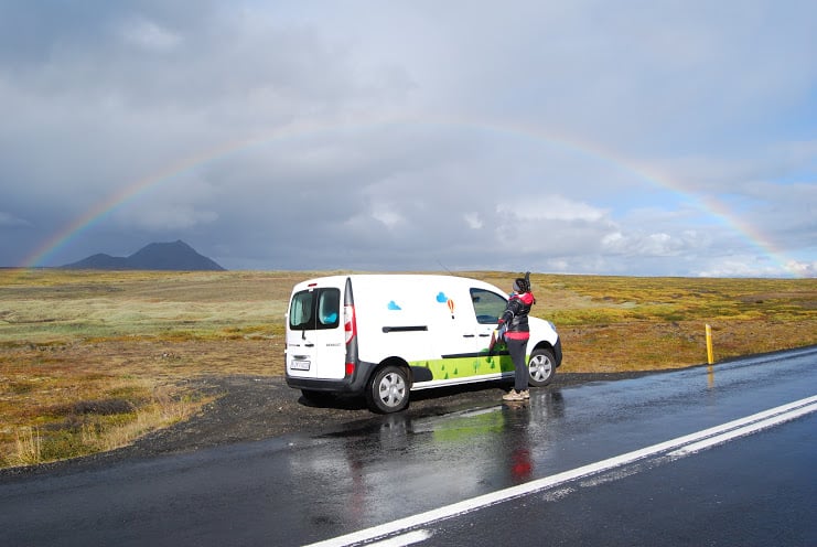 Hiring a camper van in Iceland