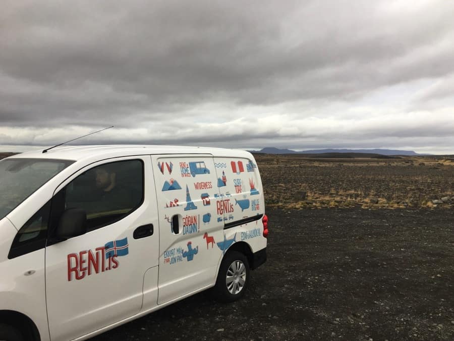 Around Iceland in a camper van