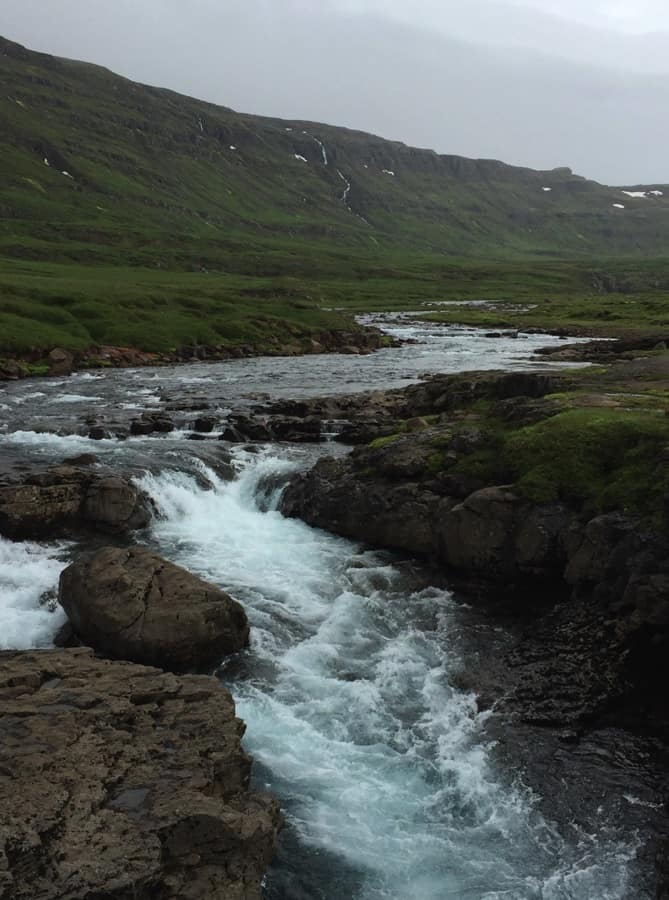 The road to Seyðisfjörður