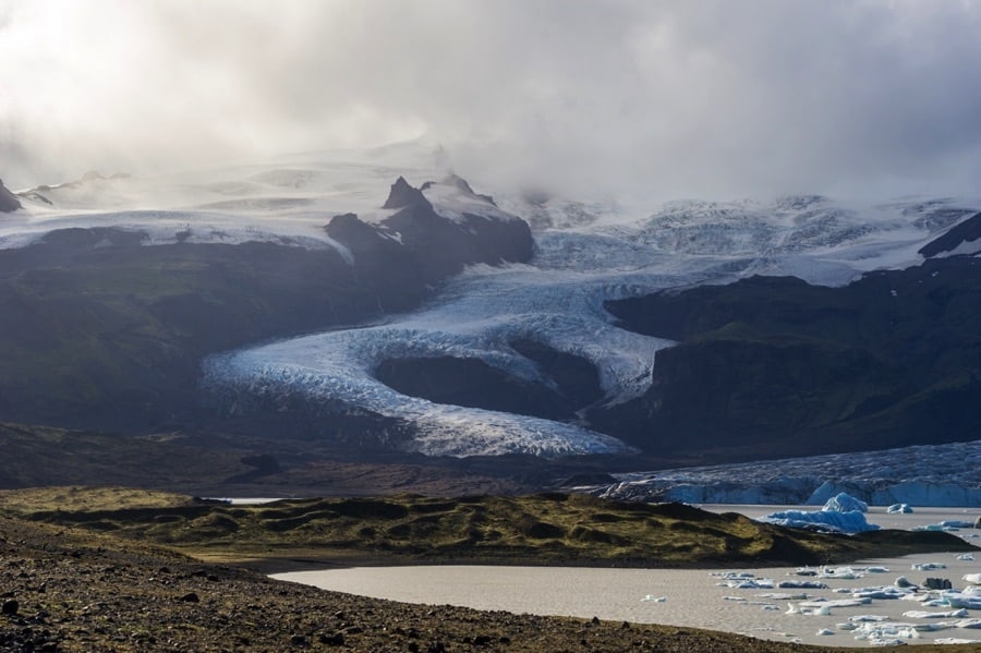 Fjallsjökull glacier