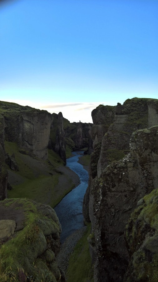 Canyon in South Iceland