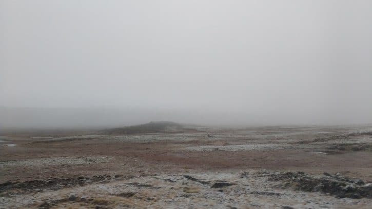 Fog in Iceland