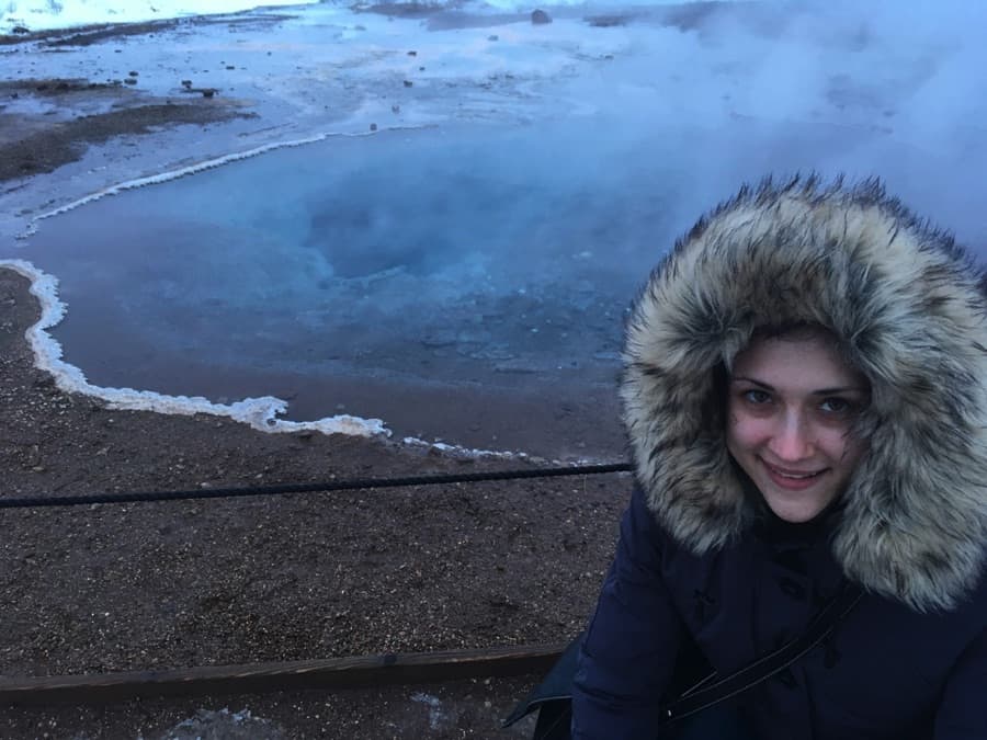 Geysir hot spring