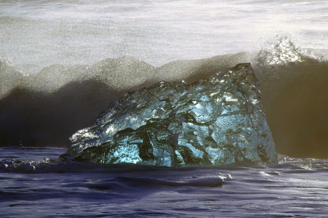 Icebergs from Jökulsárlón