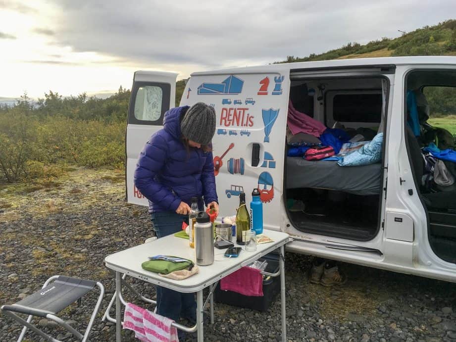 Cooking & Camping in Iceland