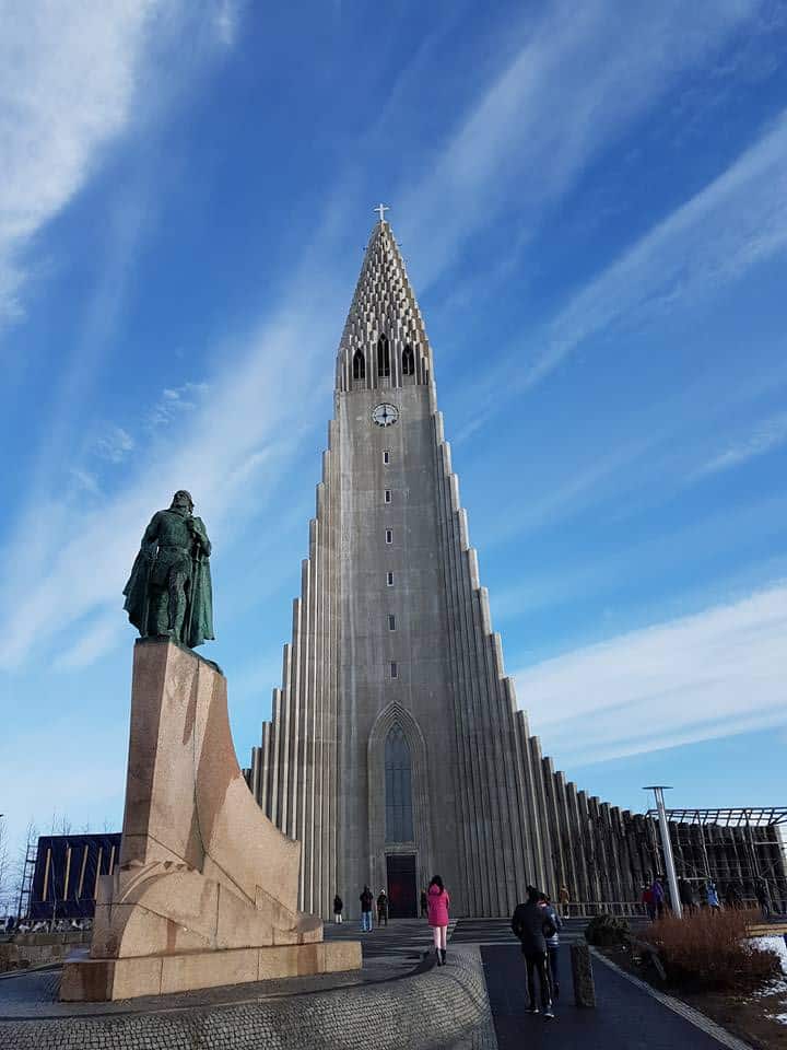 Hallgrímskirkja in Reykjavik - Iceland