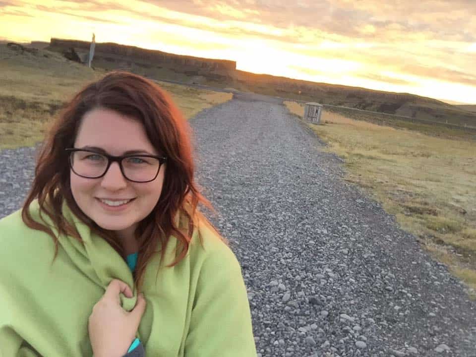 Happy Camper in Iceland