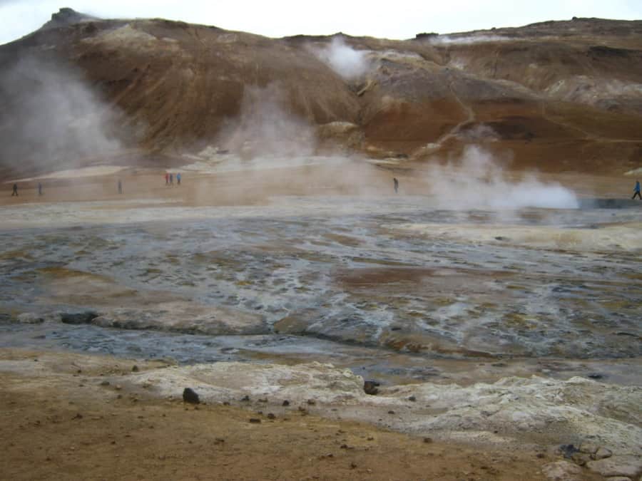Hverir geothermal area in North Iceland