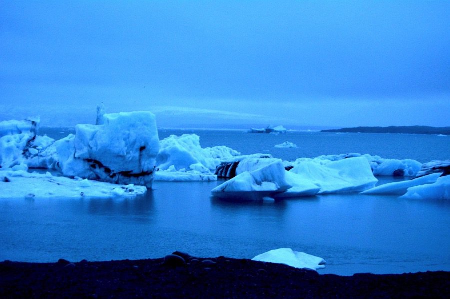 Jökulsárlón, the great ice lake in Iceland