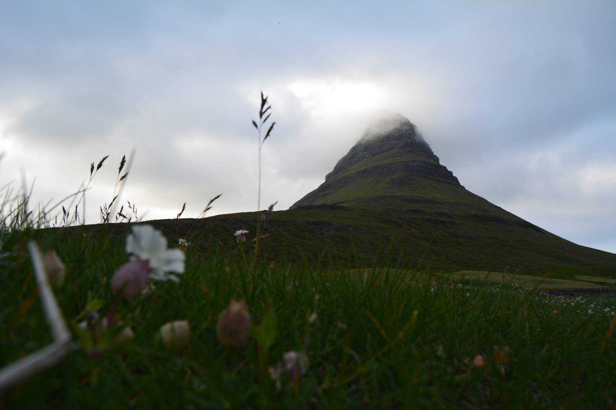 Kirkjufell mountain outside Grundarfjörður
