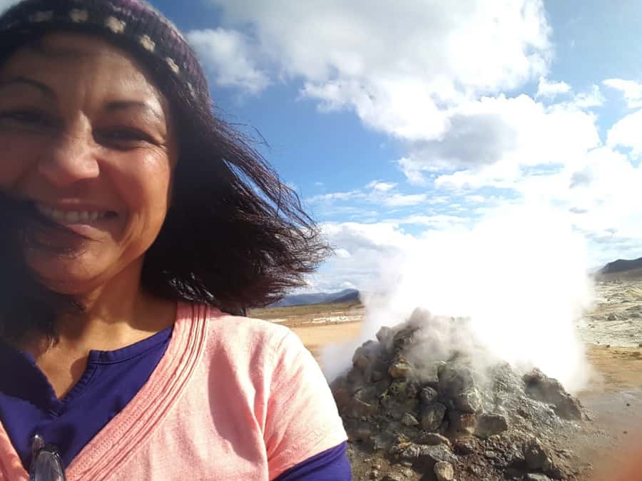The geothermal area Námaskarð close to Mývatn