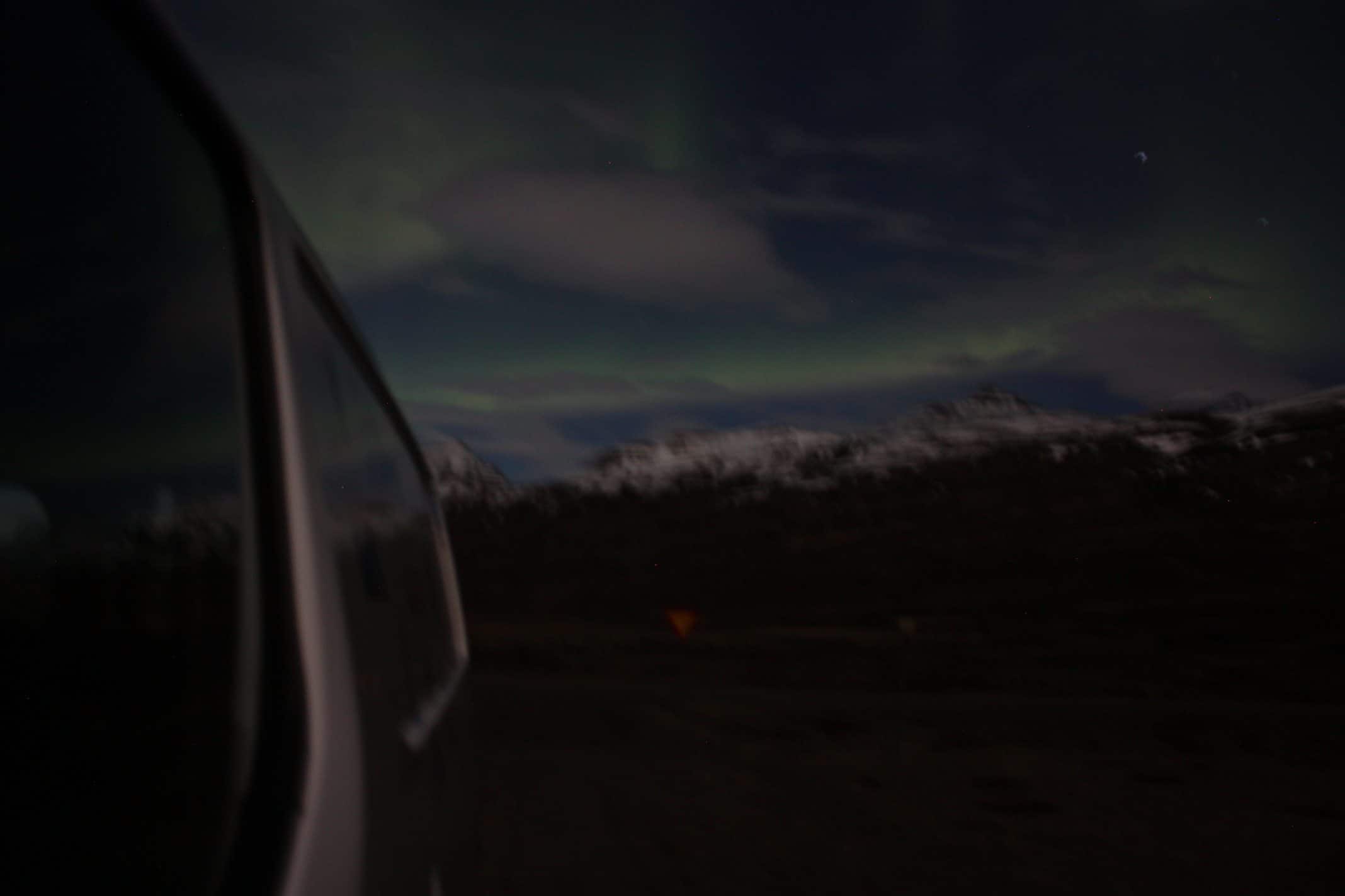 Northern lights in April