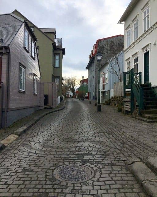 The old town in Reykjavik