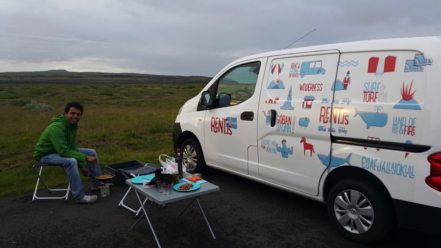 Affordable camper rental in Iceland