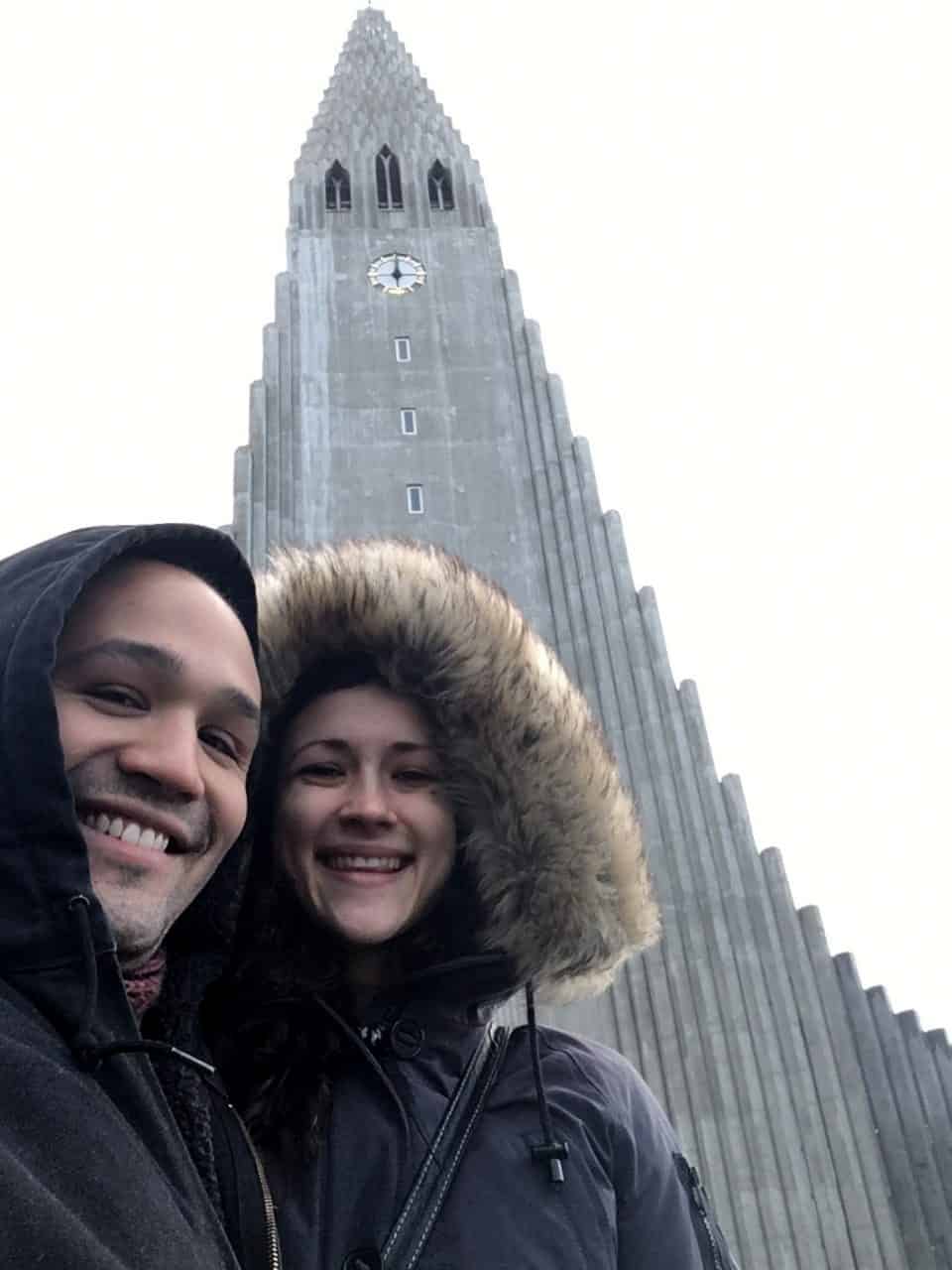 The big church in Reykjavik