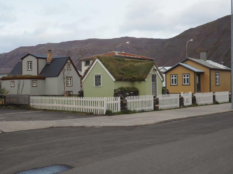 Siglufjörður village in North Iceland