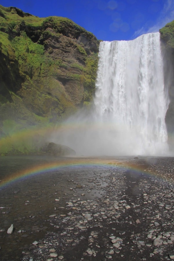 Icelandic waterfall Skógafoss