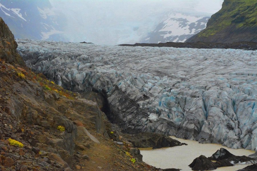 Svínafellsjökull glacier, south Iceland
