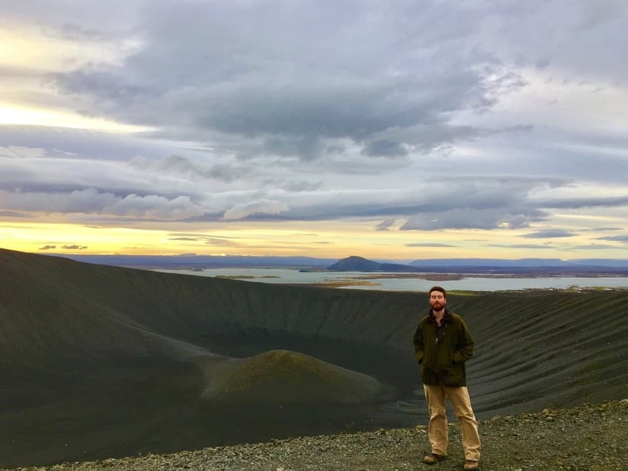 The crater Hverfjall