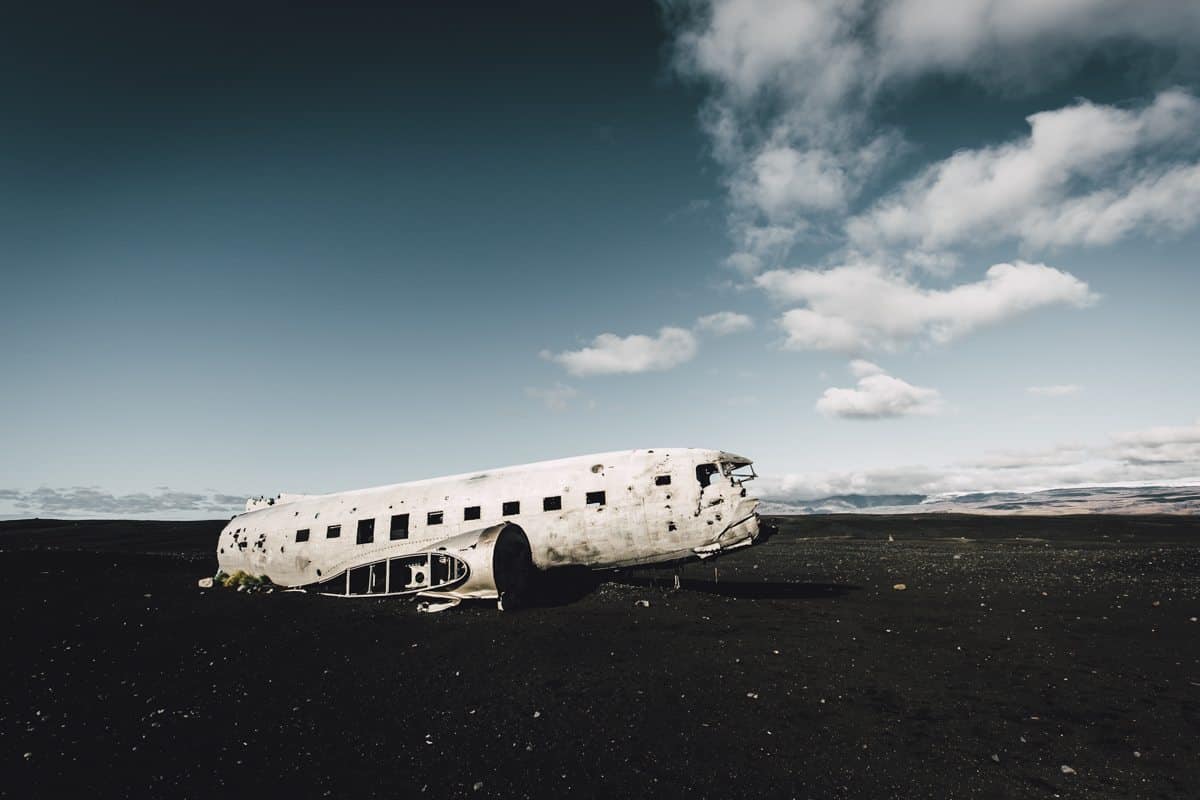 Reynisfjara airplane wreck