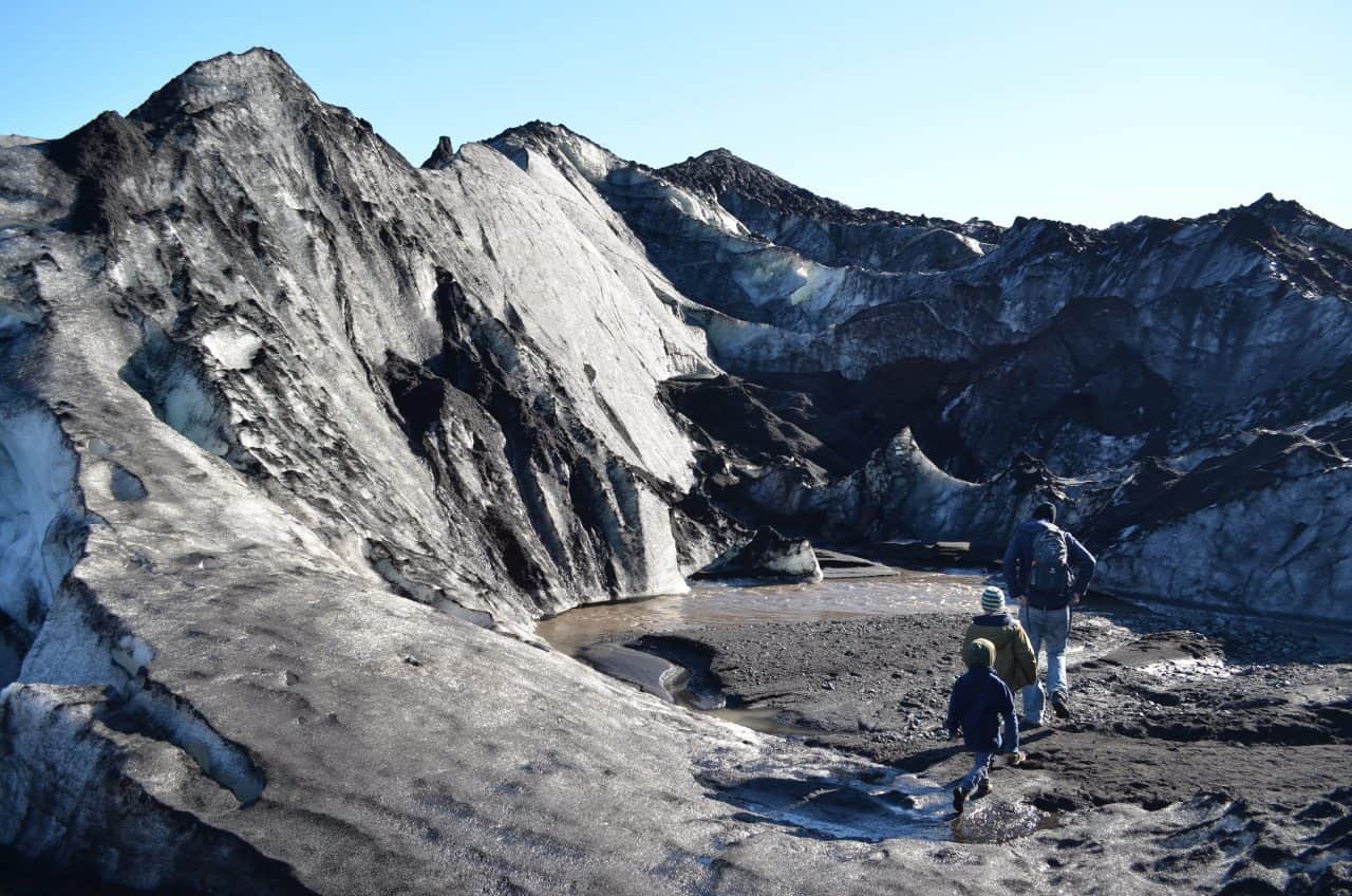 Glacier walking in Iceland